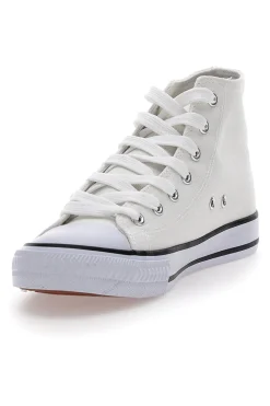 WMAX Sneakers Bianche in Tela W Max 5014 BIANCO