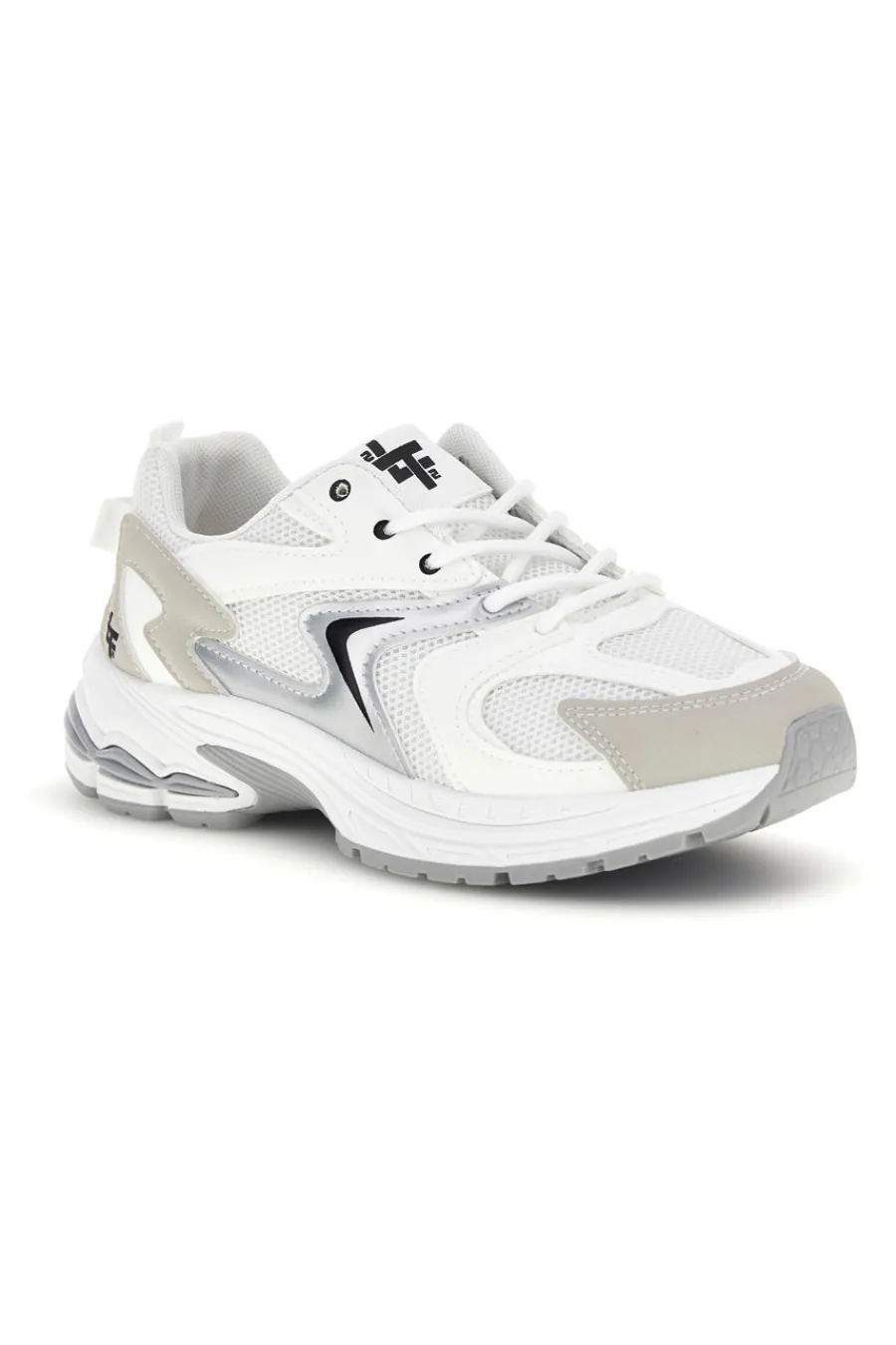 2T2L Sneakers bianche in tessuto 3BF15 WHITE/SILVER Discount