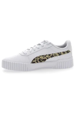 PUMA Sneakers Bianche Leopardate Carina 2.0 Animal Update