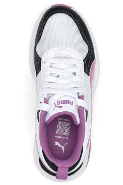 PUMA Sneakers bianche rosa e nere in mesh Trinity 2 Lt Jelly Heaven Jr