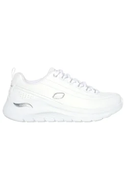 Donna SKECHERS Sneakers Bianche Arch Fit 2 Star Bound