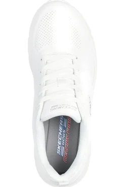 Donna SKECHERS Sneakers bianche slip-on in mesh con Memory Foam BOBS Squad Chaos Daily Inspiration