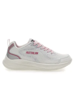 AUSTRALIAN Sneakers Bianche Sportive da Donna AU32W100 BIANCO/FUXIA