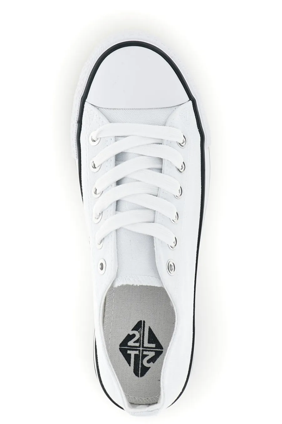 2T2L Sneakers in tela stringate basse 8011 BIANCO Online