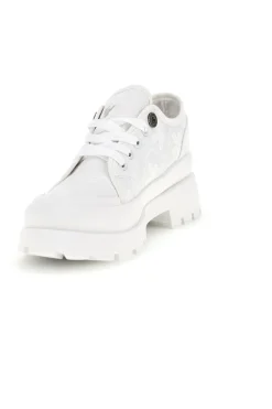 Donna FREDDY Sneakers bianco platform suoletta estraibile tomaia ricamata S2617FY7690
