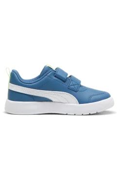 PUMA Sneakers /Weiß mit Klettverschluss COURTFLEX V3 V PS