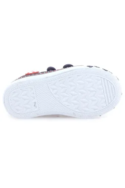 PITT KIDS Sneakers blu con doppio strappo e stampa fantasia 42788