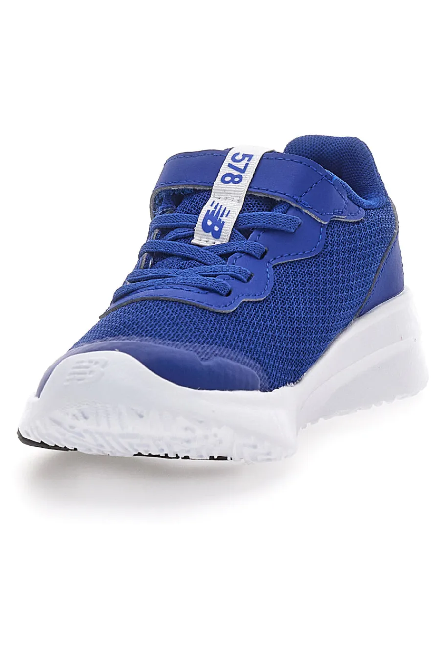 NEW BALANCE Sneakers Blu con Logo Bianco e Velcro