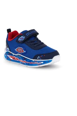 MKIDS Sneakers blu con strappi e luci MJ6040