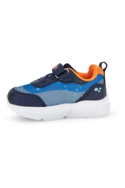 MKIDS Sneakers blu con strappo, luci e dettagli marini M kids MJ6031