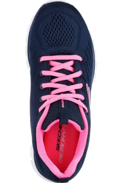 SKECHERS Sneakers Blu da Donna Graceful Get Connected NAVY Clearance