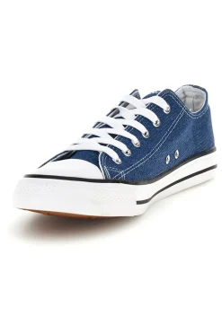 Uomo 2T2L Sneakers blu con lacci 8011