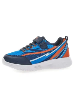 PITT KIDS Sneakers Blu e Arancioni con Luci Integrate K21900