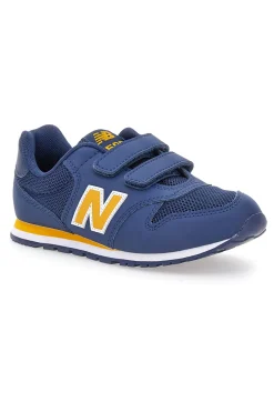 NEW BALANCE Sneakers Blu e Gialle con Doppio Strap 500
