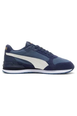 Uomo PUMA Sneakers blu inserti in pelle a contrasto ST Runner V4 SD