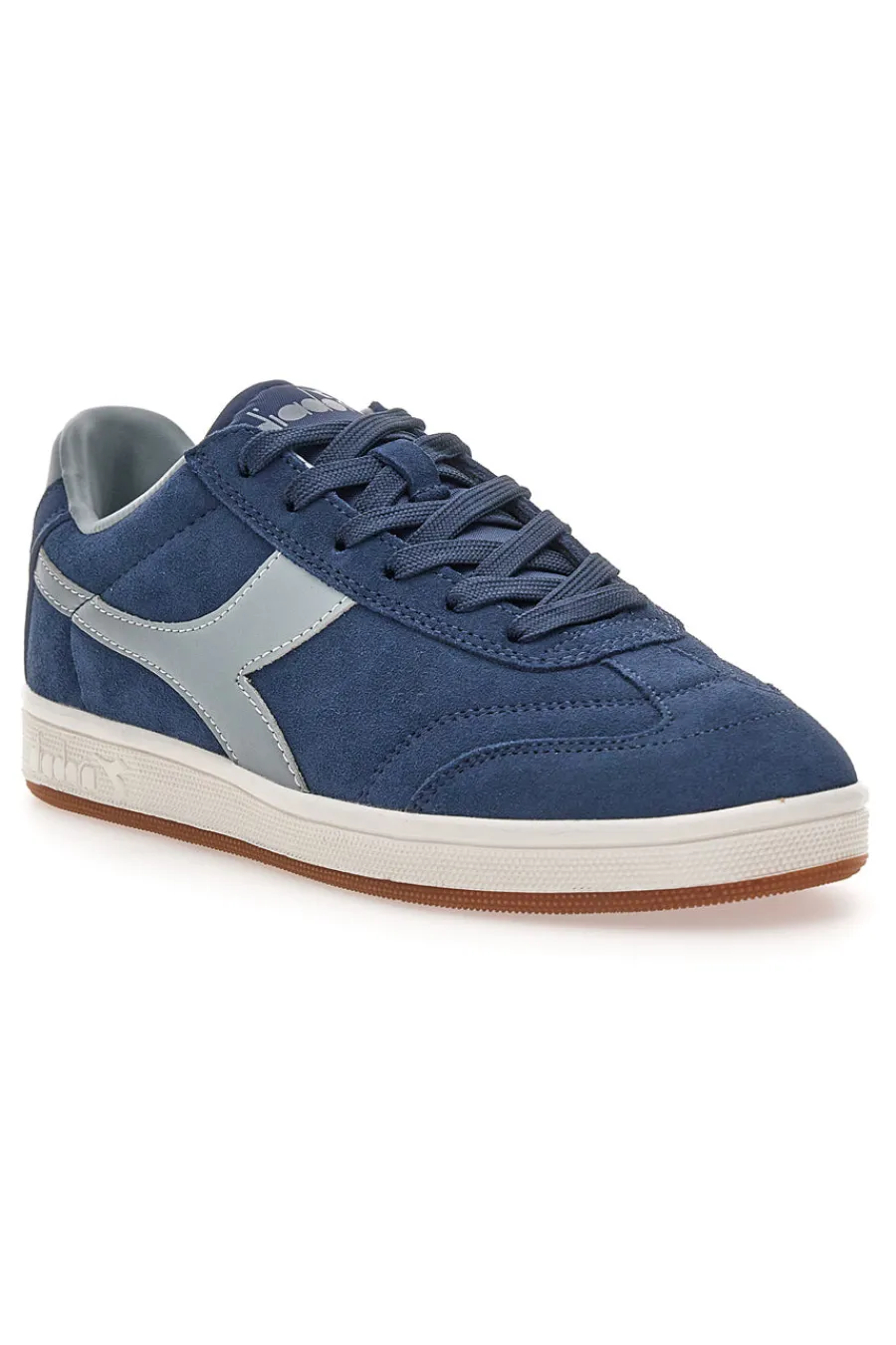Uomo DIADORA Sneakers blu in suede con dettagli grigi Kick