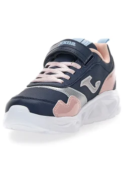 JOMA Sneakers blu rosa con strappo e lacci elastici Jr Star 2503