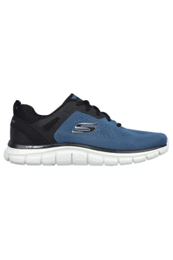 Uomo SKECHERS Sneakers Blu Track Broader