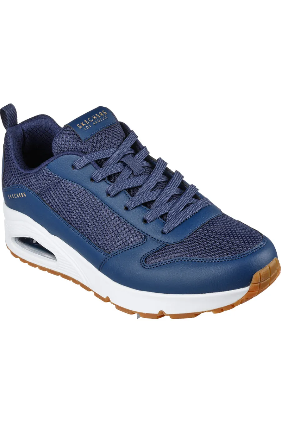 Uomo SKECHERS Sneakers Blu Uno Fastime