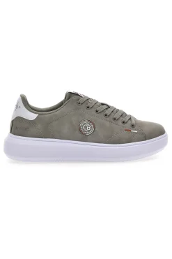 Uomo COTTON BELT Sneakers color cemento con dettaglio bianco LONDON 4.0 NBK