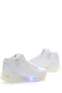 SKECHERS Sneakers con Luci S-Lights Remix Bianche