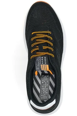 Uomo COTTON BELT Sneakers Lucas Nere e Arancio