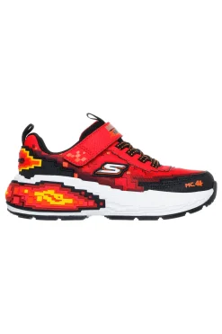 SKECHERS Sneakers da bambino rosse pixel MEGA CRAFT 4K