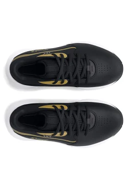 UNDER ARMOUR Sneakers da basket nere con dettagli oro PS Lockdown 7