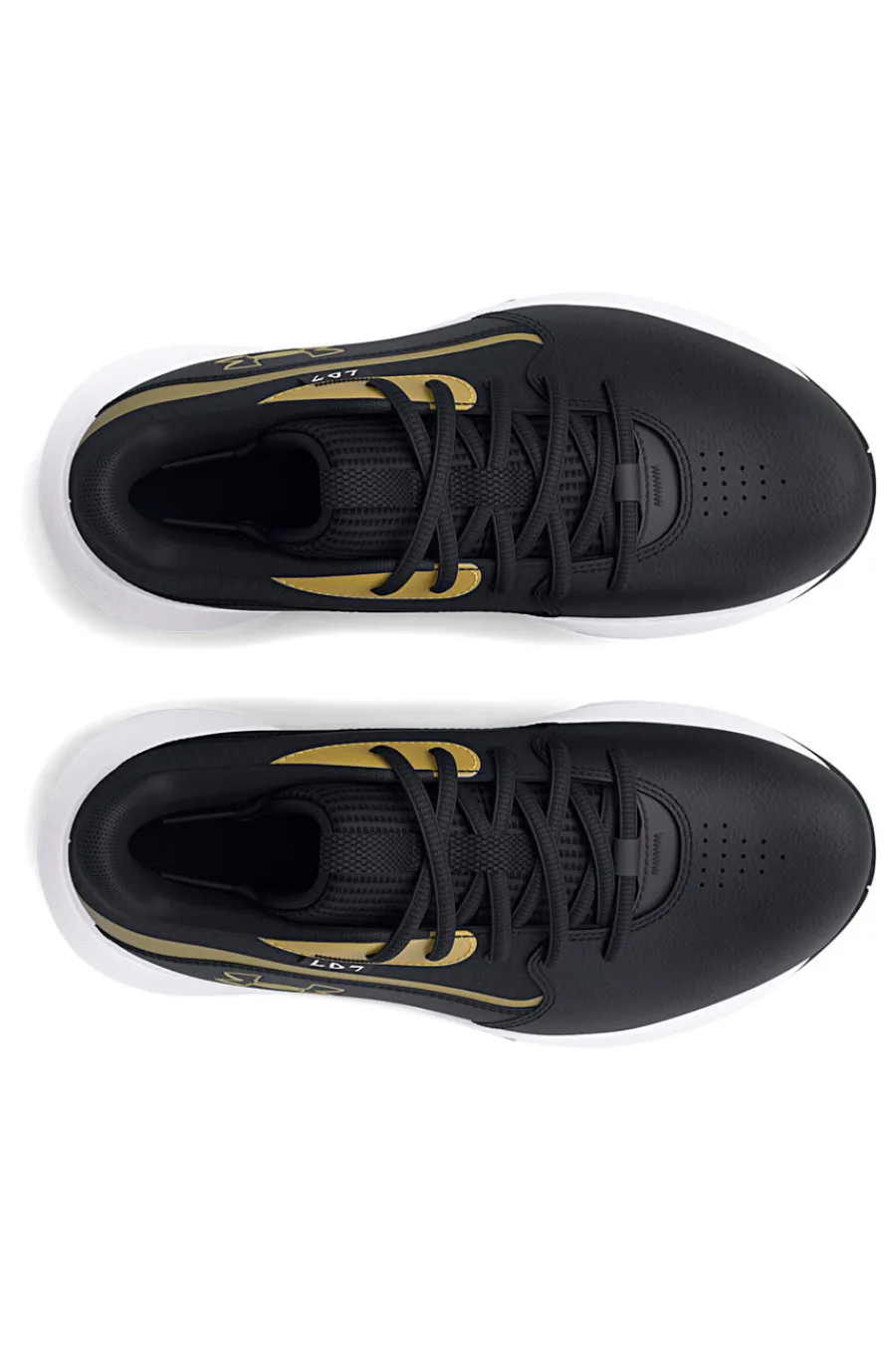 UNDER ARMOUR Sneakers da basket nere con dettagli oro PS Lockdown 7