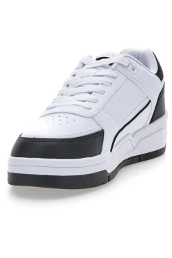 Uomo CHAMPION Sneakers da uomo bianche e nere basket style RD18 Heritage Low
