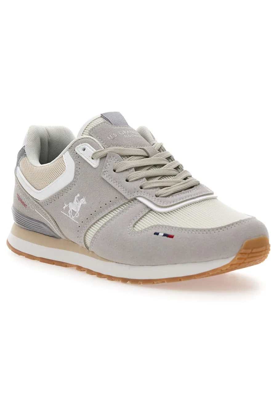 Uomo U.S.GRAND POLO Sneakers Grigie e Bianche U.S. POLO CLUB BRIGHTON MIX