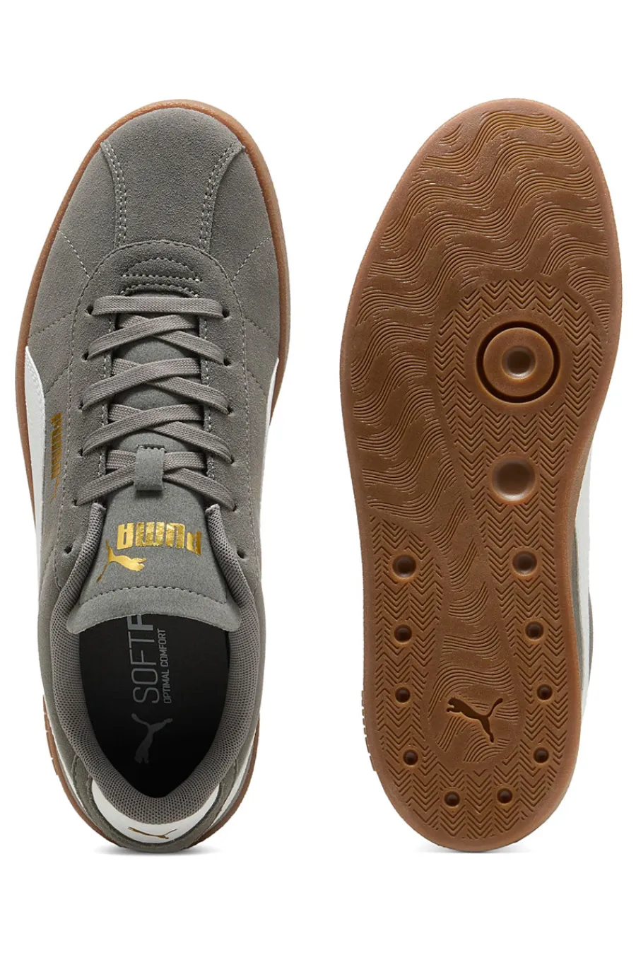 Uomo PUMA Sneakers Grigie in Pelle Club II