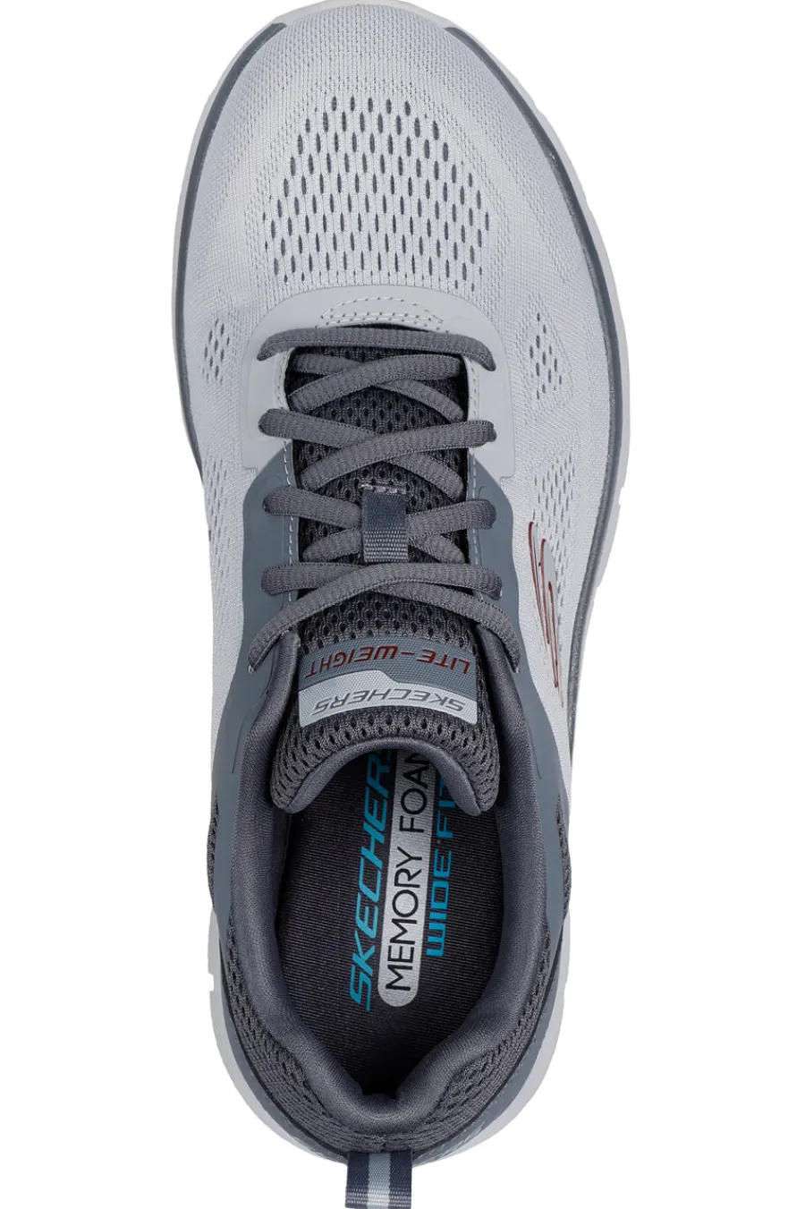 Uomo SKECHERS Sneakers Grigie Track Broader