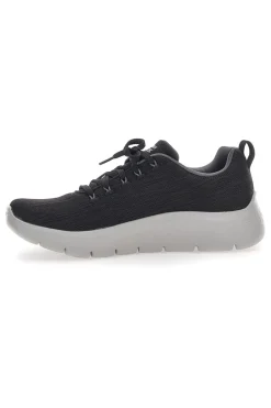 Uomo SKECHERS Sneakers Jogging Tuned Up Nere e Grigie