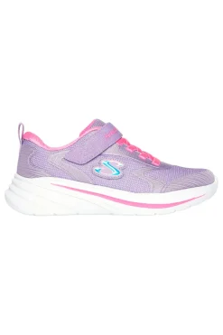 SKECHERS Sneakers lilla con glitter e strappo Wave 92