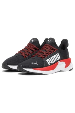 PUMA Sneaker slip op nera e rossa soletta in memory foam PREMIER SLIP ON JR