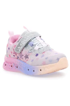 MKIDS Sneakers luminose multicolor con stelle glitter MG114