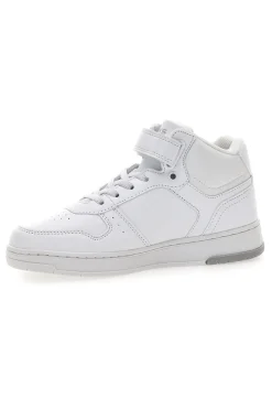 LEVI'S Sneakers mid bianche con strappo Kick Mid Se