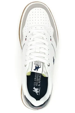 Uomo U.S. GRAND POLO Sneakers Mid-Cut Bianche Con Strappo GPM15J