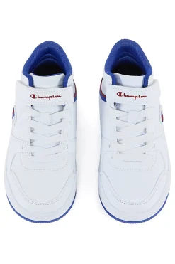 CHAMPION Sneakers Mid-Cut Bianche e Blu RD18 MID B PS