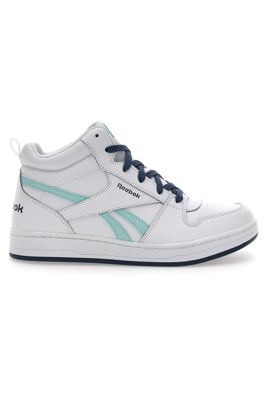 Donna REEBOK Sneakers Mid-Cut Bianche e Blu Royal Prime