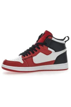 Uomo LEONE Sneakers Mid-Cut Rosse 27