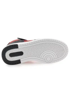 LEVI'S Sneakers mid rosso nere con strappo Kick Mid Se