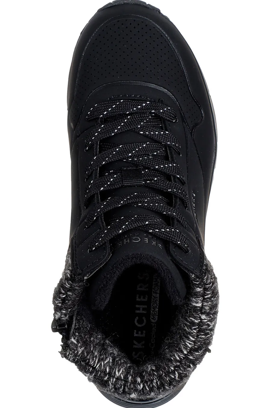 Donna SKECHERS Sneakers nere alte con collo in maglia Uno Gen1 Darling Daze