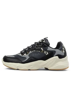 FILA Sneakers nere con dettagli animalier e suola chunky FFW0194 NERO Sale