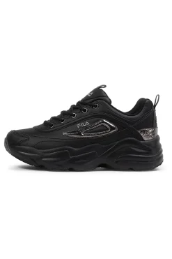 FILA Sneakers nere con dettagli argento e suola chunky FFW0586 Discount
