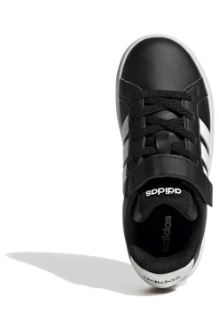 ADIDAS Sneakers nere con dettagli bianchi e chiusura a strappo Grand Court 3.0 El C