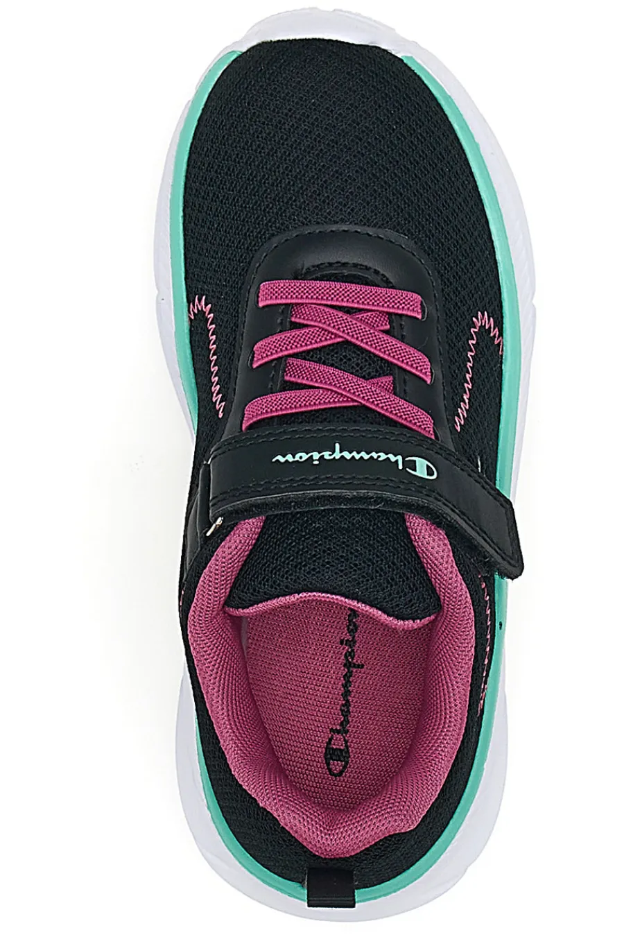 CHAMPION Sneakers nere con dettagli fucsia Hro J G Ps