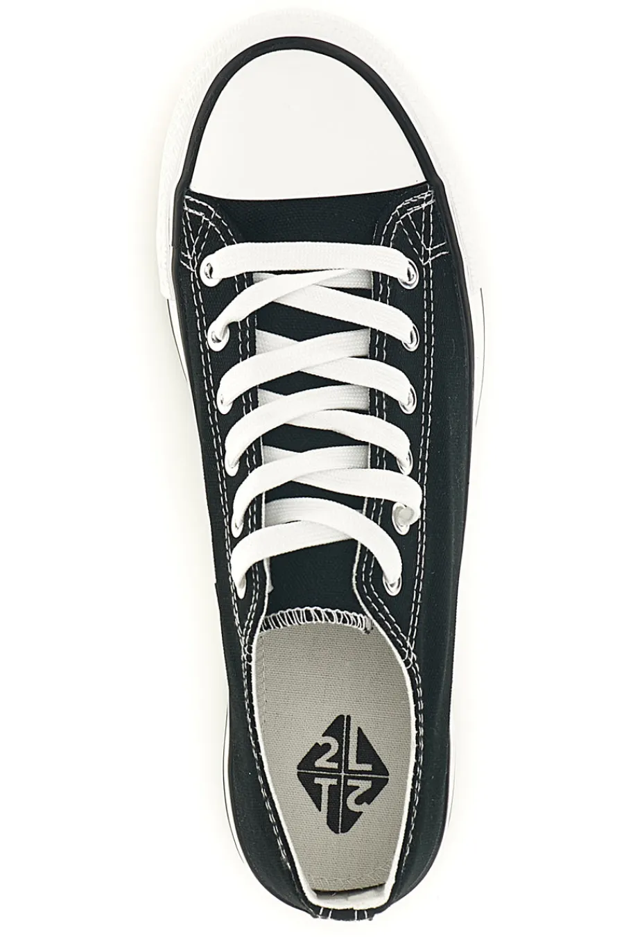 Uomo 2T2L Sneakers nere con lacci 8011