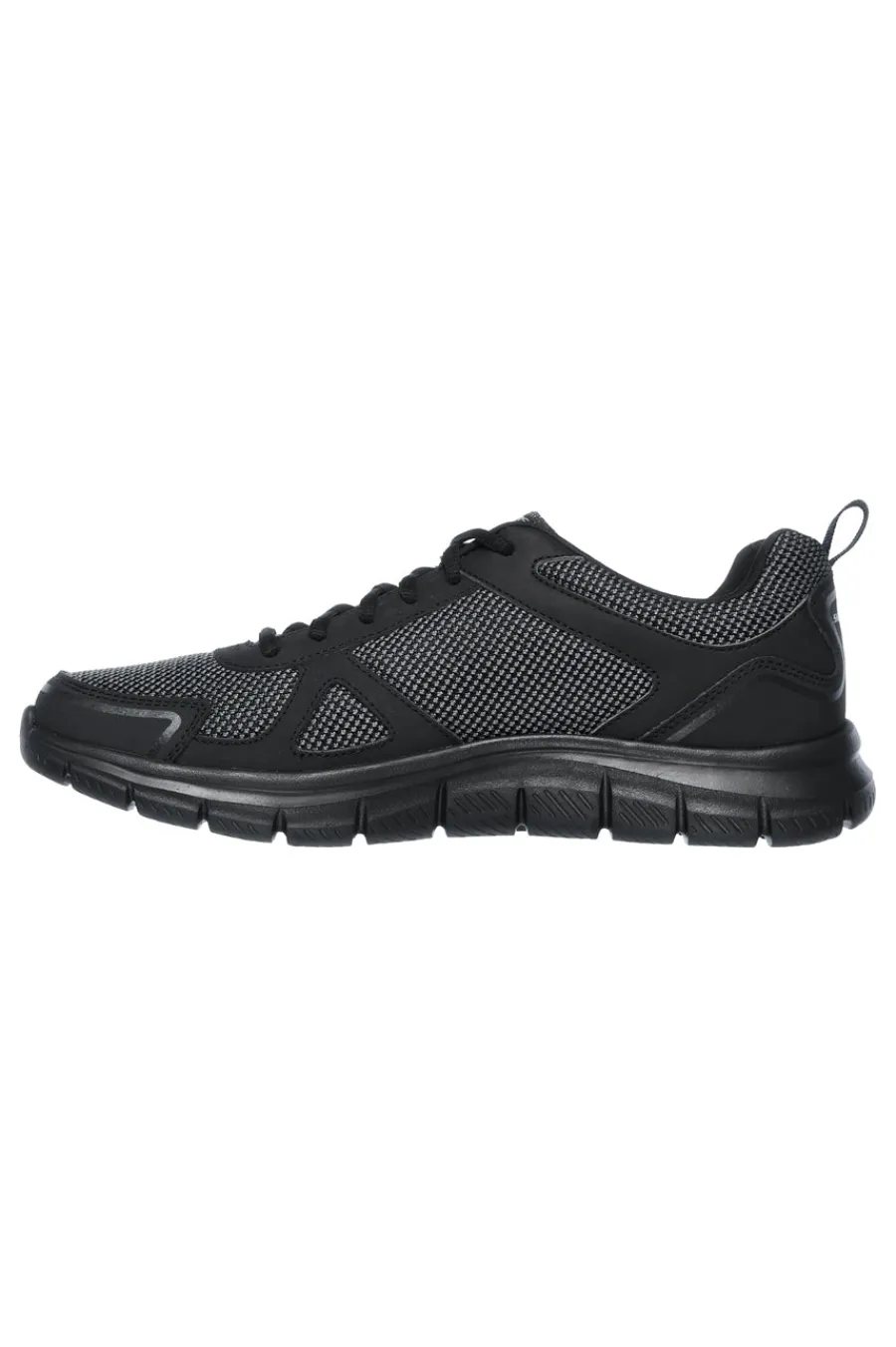 Uomo SKECHERS Sneakers Nere Con Memory Foam Track Bucolo
